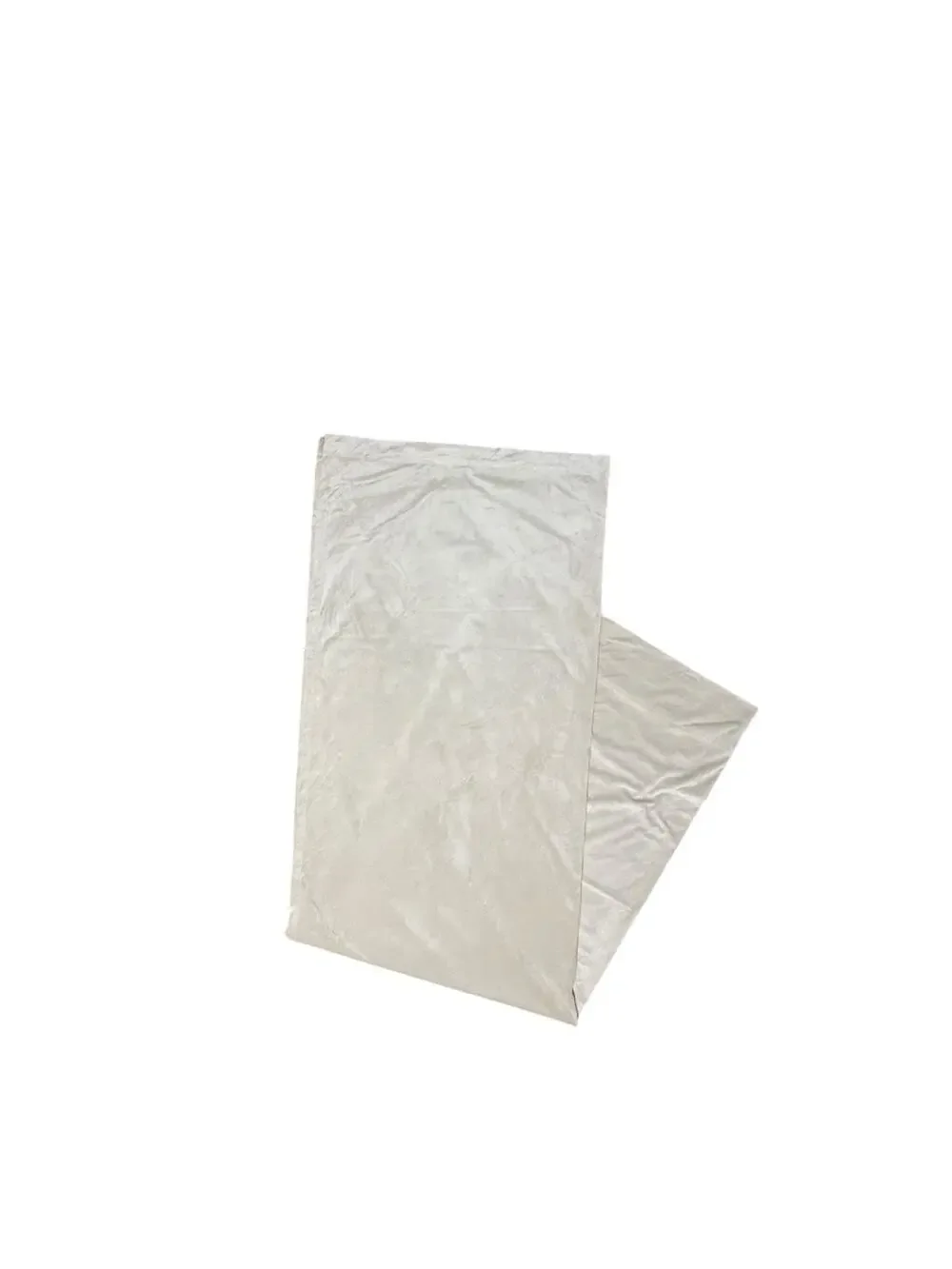Single Beige Velvet Curtain Drape 1 Panel Solid 84 Long 54 Wide Ecru